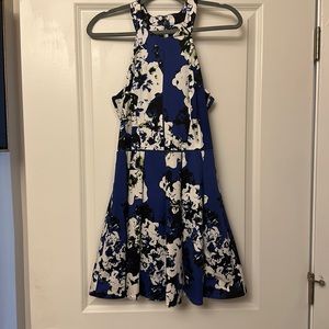 Parker Blue Floral Dress
